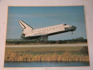 Foto 8" x 10" NASA Foto Transbordador Espacial Descubrimiento Aterrizaje 1989 - Imagen 1 de 7