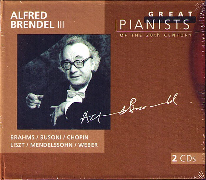 Alfred BRENDEL 3 GREAT PIANISTS OF THE 20TH CENTURY Busoni Chopin Liszt Brahms - Bild 1 von 1