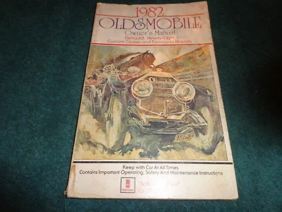 1982 OLDSMOBILE 88 / 98 / TORONADO OWNER'S MANUAL / ORIGINAL GUIDE BOOK Foto 1 de 4