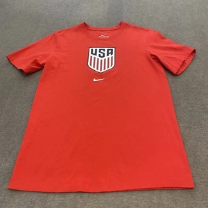 Nike USA Herren T-Shirt Größe Small Nationalmannschaft Wappen Rot Kurzarm - Bild 1 von 7