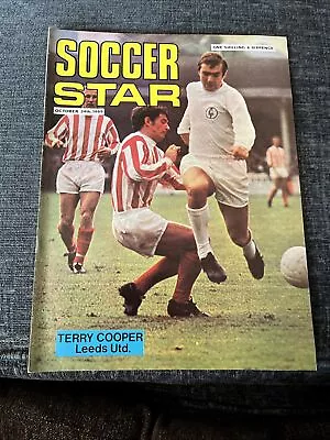 SOCCER STAR 24TH OCTOBER 1969 TERRY COOPER UK MAGAZINE =