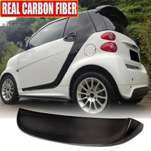 Carbon Fiber Rear Trunk Spoiler Tail Roof Wing Fit for Benz Smart Fortwo 08-13 - Picture 1 of 11