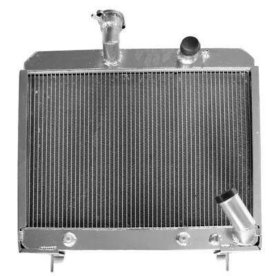 ✅Radiador de aluminio para Jaguar 4.2L XKE E-Type Series 2 1969-1971 núcleo 56 mm Foto 1 de 4