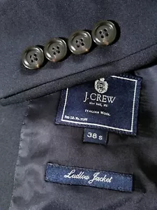 38S J.CREW Ludlow Unconstructed Navy blue Lightweight Blazer Sport Jacket - Picture 1 of 6