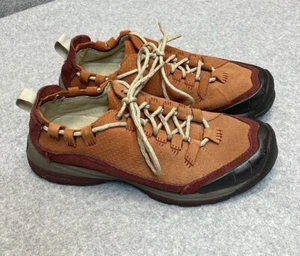 Columbia Bugabutte Hiking Shoes Womens 9 Leather Orange Red BL1382-824 - Picture 1 of 9