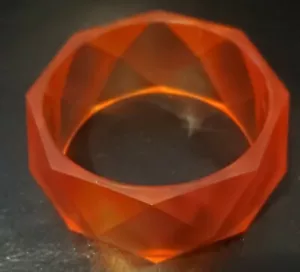 PULSERA MICHAELS Floral Pasajes Mujer Naranja Brazalete Transparente - Imagen 1 de 4