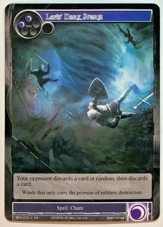 Force of Will Lapis' Dark Storm BFA-070 NM/M  - Image 1 of 1