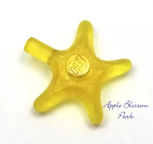 NEW Lego Belville Trans YELLOW STARFISH Minifig/Minifigure Star Fish Animal Food - Picture 1 of 1