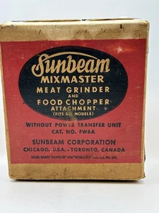Vintage Sunbeam Mixmaster Power Transfer Unit & Fleischwolf/Lebensmittelzerkleinerer Aufsatz - Bild 1 von 9