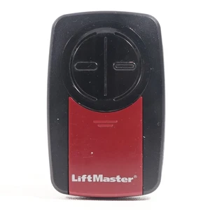 LIFTMASTER 2-Button Garage Door Opener Remote Black/Red Model 375UT - Picture 1 of 2