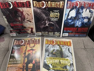 Rue Morgue Magazine Lot Of 5 Swamp Thing Zombie The Witch Krampus 162-165 & 169 - Picture 1 of 6
