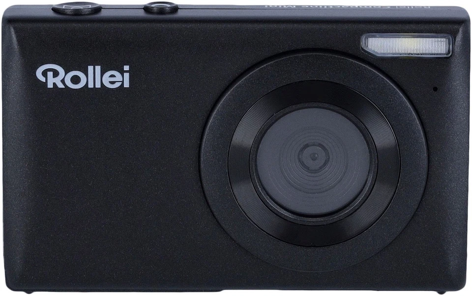 ROLLEI Kompaktkamera Compactline Mini 64MP 4K UHD 18x Zoom Schwarz B-WARE - Bild 1 von 4