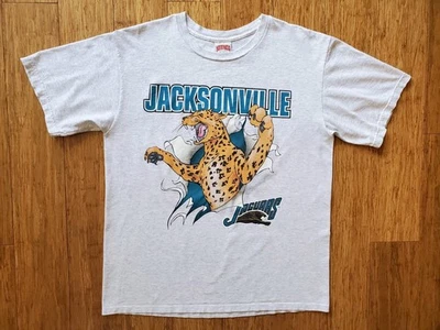 Camiseta De Colección 1993 Jacksonville Jaguars Breakthrough XL Nuez moscada NFL Fútbol Foto 1 de 4