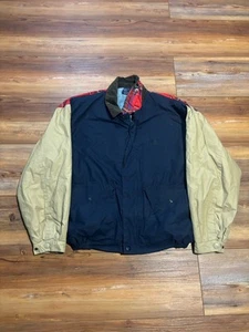 Vintage Nautica Full Zip Plaid Windbreaker Jacket Size Large - Picture 1 of 5