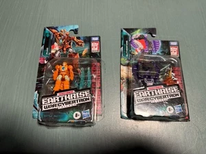 Transformers Earthrise WFC-E39 DOUBLECROSSER & WFC-E13 RUNG Battle Masters Set - Picture 1 of 3