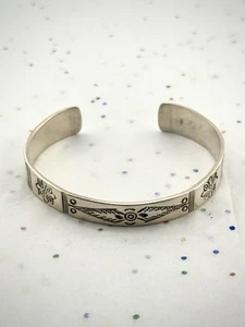 Native American 925 stamped handmade bracelet Size 7 1/2 Item B-2 - Picture 1 of 7