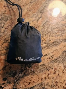 Eddie Bauer Stowaway Packable Tote Bag Badetasche Reise schwarz - Bild 1 von 8