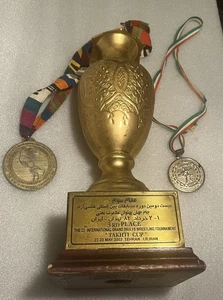 Brian Keck '03 Lucha Libre 3er Lugar Takhi Copa Trofeo Medalla de Oro Panamericana Leer - Imagen 1 de 14