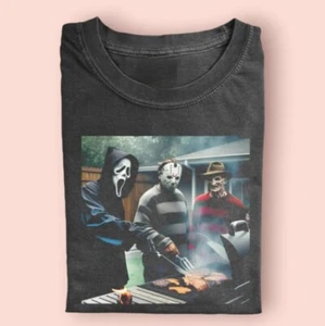 Ghost face Scream Michael Meyers Freddy Kreuger Halloween shirt or tshirt - Picture 1 of 2