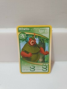 Morrisons Disneyland Paris 20th Anniversary Trading Card G7 LITTLE JOHN