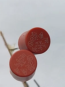 2x Fusible 382 rond 3.15A T2.5A 250v Temporisé cylindrique fuse t 2.5A lot - Imagen 1 de 4