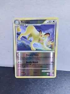 Persian 27/123 HGSS Heart Gold Soul Silver Pokémon Card Reverse Holo NEAR MINT - Picture 1 of 3