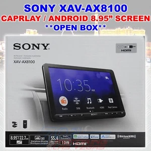 Receptor multimedia Sony XAV-AX8100 8,95" 1-Din Apple CarPlay y Android ob automático - Imagen 1 de 2