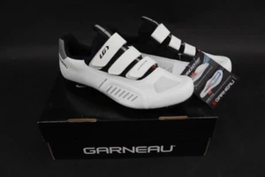NEW! Louis Garneau Chrome XZ Cycling Shoes EU 41 / US-Men's 8 White/Black - Picture 1 of 6