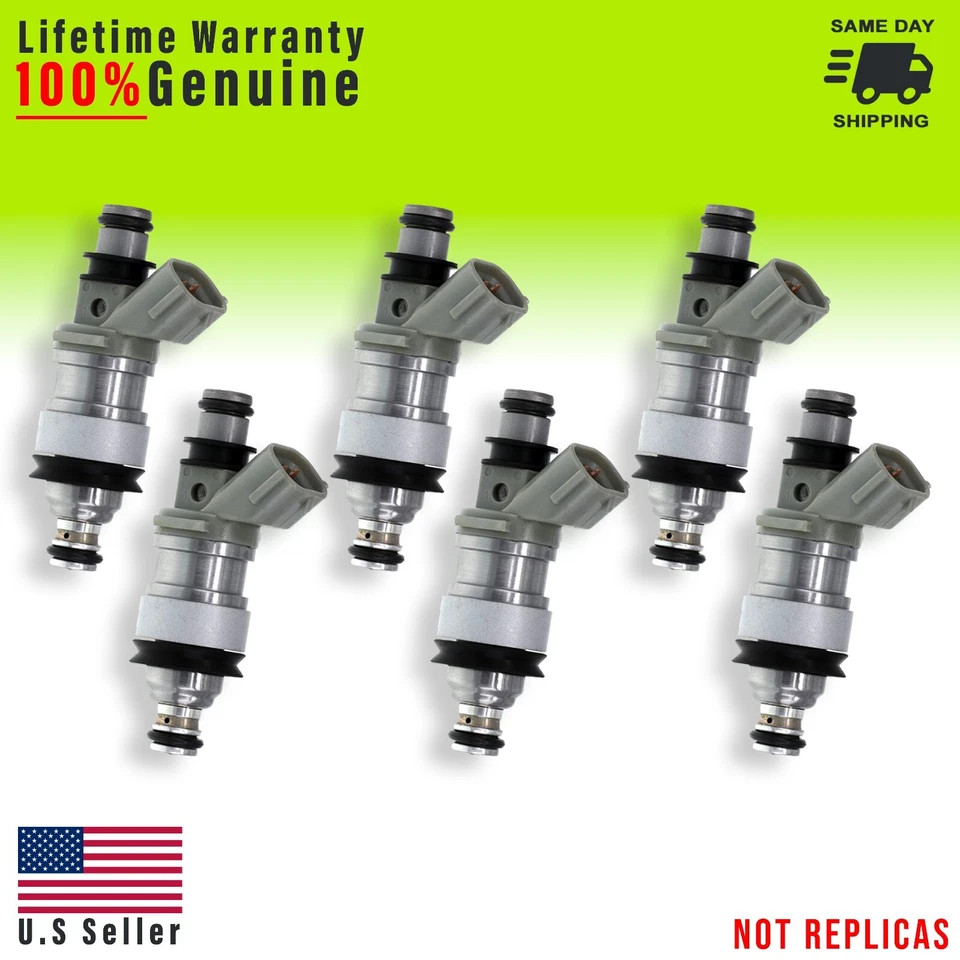 Оригинальные топливные форсунки Denso для Toyota Tacoma 3,4 л V6 1996 1997 95 96 97 1995-1998 годов выпуска - Изображение 1 из 1