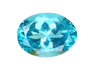 0.985cts Blue green natural apatite oval cut loose gemstones "see video" - Picture 1 of 3