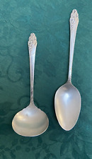 Vintage, Oneida Community Silver-plated, Serving Spoon and Ladle
