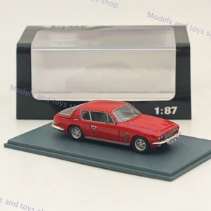 MODELLI SCALA NEO 1/87 Jensen Interceptor III auto resina rossa collezione limitata - Foto 1 di 5