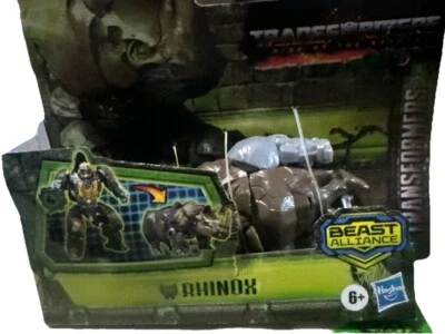 Transformers Rise of the Beasts Battle Changer Rhinox Figure Hasbro New.  - Image 1 of 3