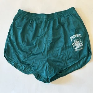 Pantaloncini Perrier Maratona di New York 1985 vintage indossati dai corridori grandi USA - Foto 1 di 12