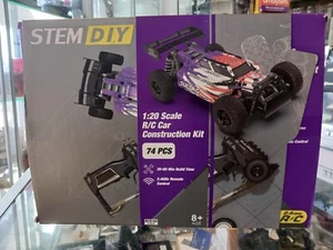 STEM DIY 1:20 SCALE R/C CAR CONSTRUCTION KIT KJ9070 IN BOX - Picture 1 of 22