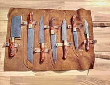 Damascus Steel chefs choice kitchen knives set 001