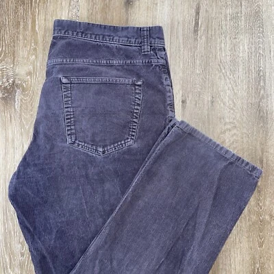 PATAGONIA Corduroy Pants Men's 38x30 Gray Organic Cotton 5-Pocket Style #58221 - Image 1 of 4
