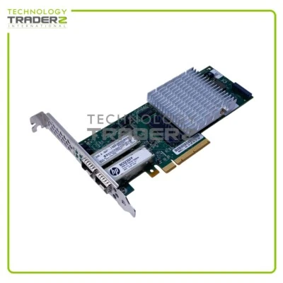 593715-001 HP NC523SFP 2-Port 10Gbps SFP+ Ethernet Network Adapter 593742-001 - Image 1 of 3