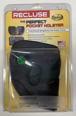 Recluse Ruger LC9 Front Pocket OS Holster Left Hand Leather - Image 1 of 2