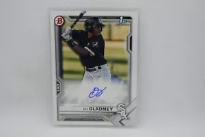 DJ Gladney #PAPR-DG - 2021 1st Bowman - Chicago White Sox Rookie - Auto - Picture 1 of 2