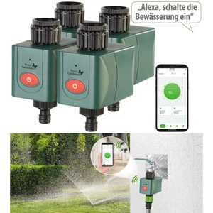 4er-Set WLAN-Bewässerungscomputer mit Ventil, App-Wetterdatenabgleich - Bild 1 von 12