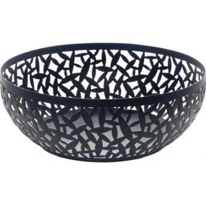 Alessi MSA04/21 B Cactus Open-Work Fruit Holder Bowl Basket Black 21cm Brand New - Picture 1 of 1