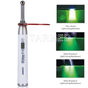Luz de curado LED dental inalámbrica 1 segundo para curar alta potencia 2500 mw/cm² Plus105 - Imagen 1 de 9