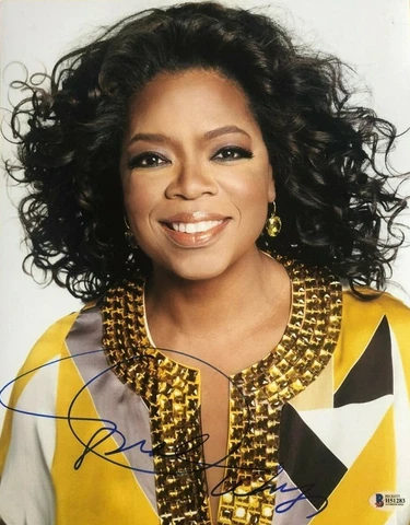 Oprah Winfrey signed autographed 11x14 photo Beckett Authentication Cover