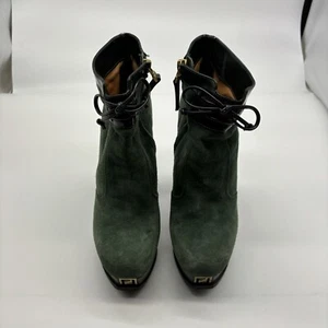 Botines Fendi de cuero gamuza verde talla EU 36 UK 3 para mujer hechos en Italia - Imagen 1 de 10