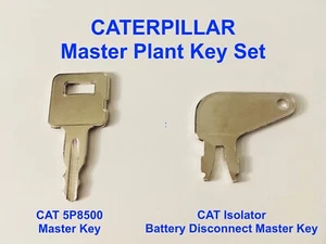 Juego de llaves maestras CATERPILLAR CAT llaves maestras para excavadora de plantas + ¡ENVÍO RÁPIDO GRATUITO! - Imagen 1 de 1