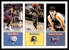 2002-03 Fleer Tradition Chris Wilcox/Fred Jones/Bostjan Nachbar Rookie G25 Los