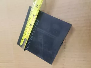 Solid Rubber Sheet Cut 4.5" x 4.5" x .75" MIL Spec - Picture 1 of 4