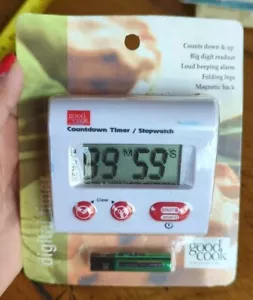 Household Timer Digital Timer Countdown Stopwatch Reminder for Cooking Baking - Picture 1 of 2