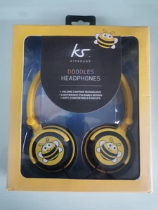 Kitsound Doodles Headphones - Picture 1 of 2